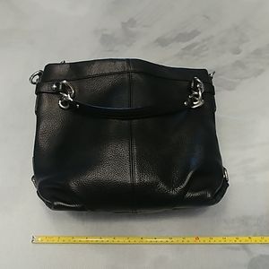 Coach black leather purse
